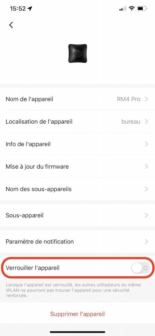 Activer la compatibilité avec les systèmes domotiques sur un BroadLink RM4 Pro