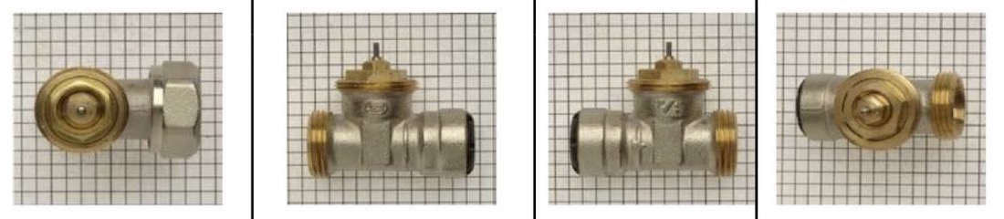 Reconnaitre un corps de vanne thermostatique COMAP avec pat de vis M28 x 1,5