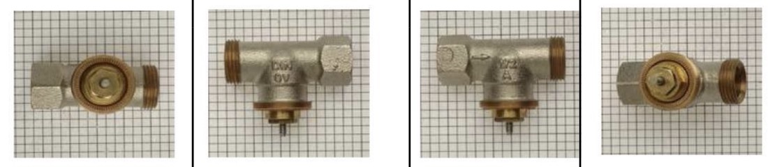Reconnaitre un corps de vanne thermostatique Ista avec pat de vis M32 x 1