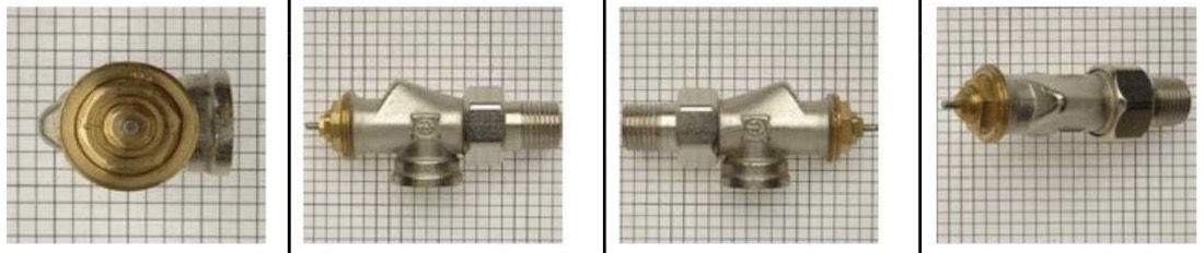 Reconnaitre un corps de vanne thermostatique Jaga avec pat de vis standard M30 x 1,5