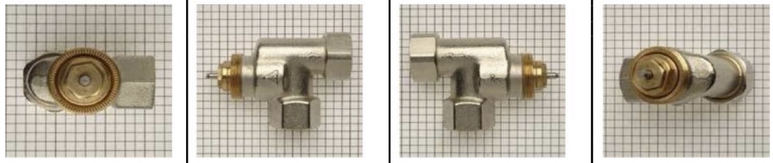 Reconnaitre un corps de vanne thermostatique Junkers avec pat de vis standard M30 x 1,5