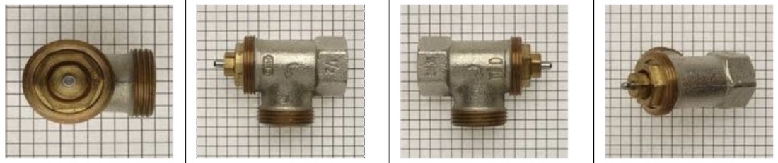 Reconnaitre un corps de vanne thermostatique MNG avec pat de vis standard M30 x 1,5
