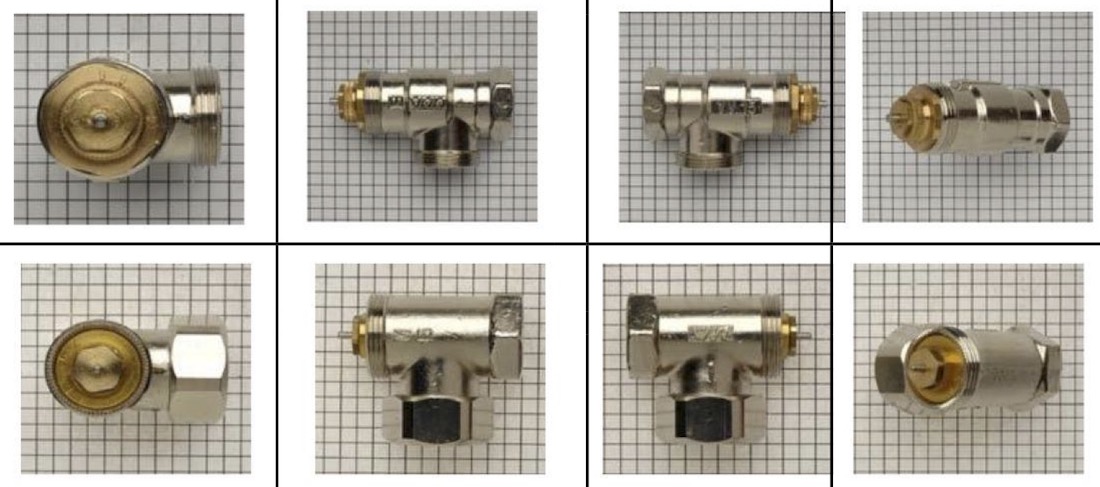 Reconnaitre un corps de vanne thermostatique Markadys avec pat de vis M28 x 1,5