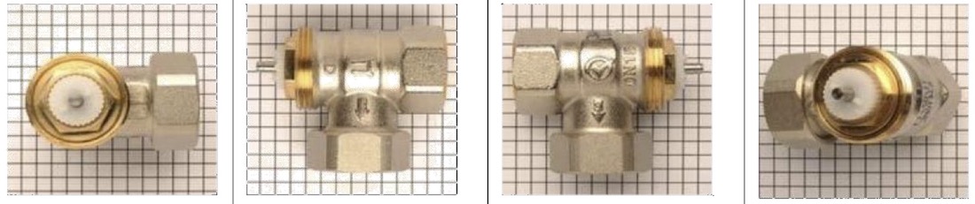 Reconnaitre un corps de vanne thermostatique Orkli avec pat de vis standard M30 x 1,5