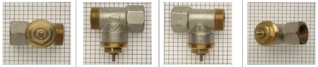 Reconnaitre un corps de vanne thermostatique R.B.M avec pat de vis standard M30 x 1,5