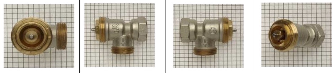 Reconnaitre un corps de vanne thermostatique Rossweiner avec pat de vis M33 x 2