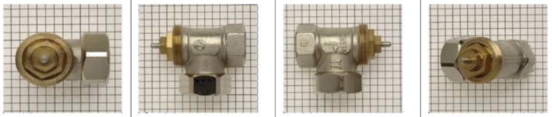 Reconnaitre un corps de vanne thermostatique Schlösser avec pat de vis standard M30 x 1,5