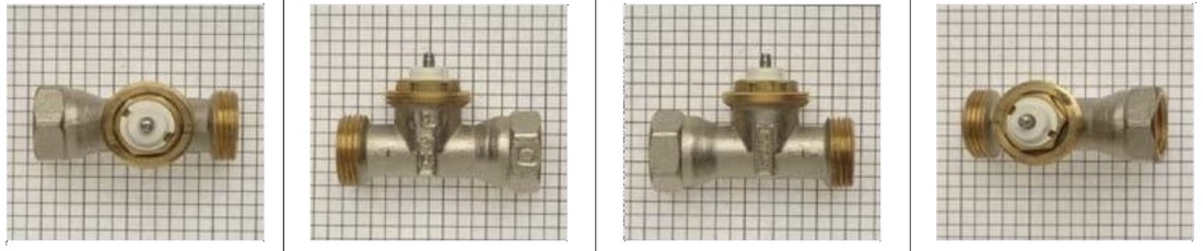 Reconnaitre un corps de vanne thermostatique Simplex avec pat de vis standard M30 x 1,5