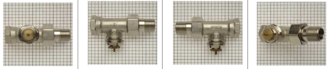 Reconnaitre un corps de vanne thermostatique TA avec pat de vis M28 x 1,5