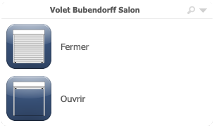 Widget du périphérique 433 / 868 MHz 