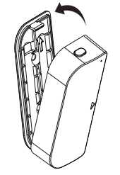 Ouverture du compartiment à piles de détecteur d'ouverture HANK HKZW-DWS01