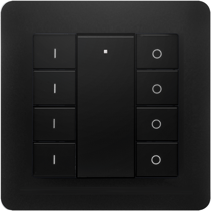 Module-Zwave-Heatit-Noir-8Boutons-TelecommandeMurale