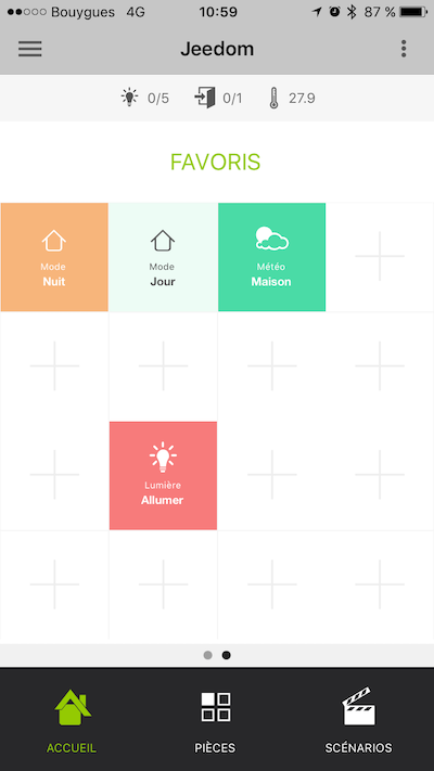 Application native Jeedom pour iOS et Android