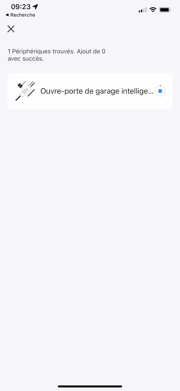 Ajout du kit de commande Wifi pour porte de garage Moes MS102 à l'application Lidl Home / Tuya Smart / Smart Life