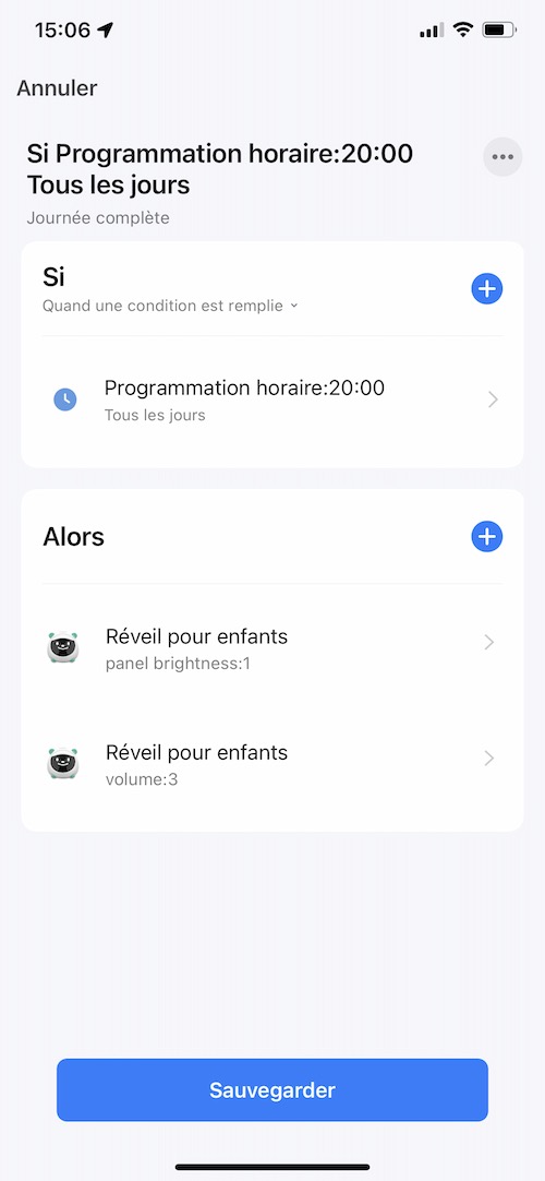 Exemples de scénarios