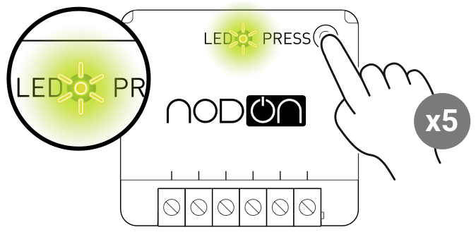 Activer le mode impulsion du micromodule zigbee à contact sec Nodon SIN-4-1-20