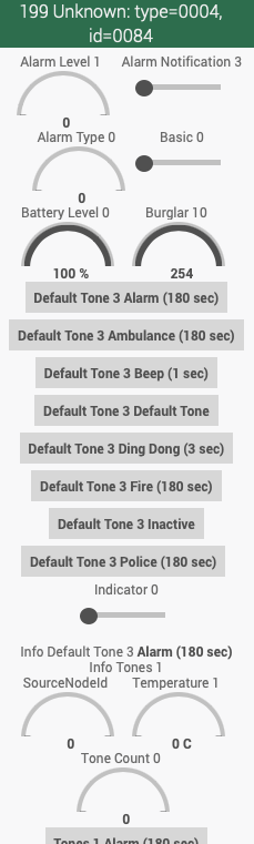 Sirène extérieure Philio PSE04 mal reconnue par Jeedom