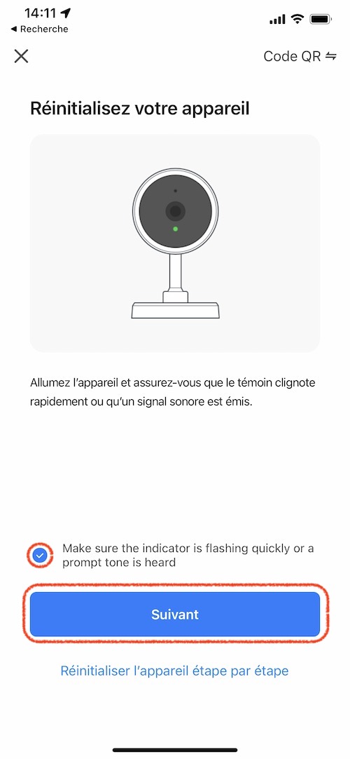 Ajouter une caméra WiFi à l'application Tuya Smart / Smart Life