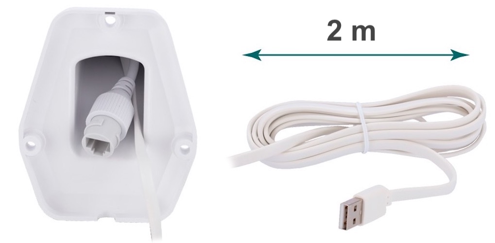 Connectique de la caméra extérieure motorisée WiFi tuya Smart Life