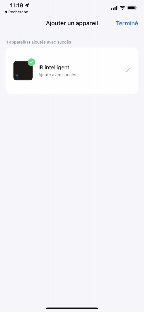 Ajouter de l'émetteur IR / thermomètre / hygromètre WiFi