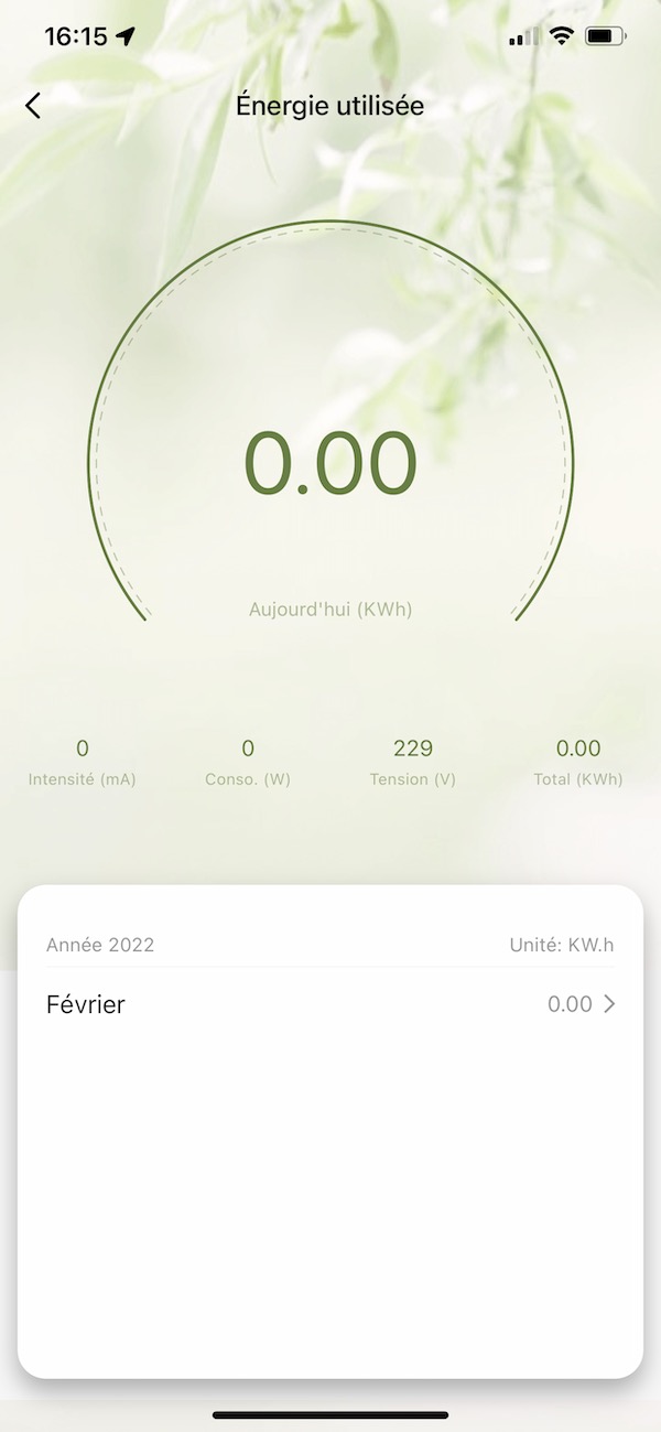 Utilisation de la mesure de consommation du télérupteur WiFi connecté TM608 / ATMS1612 / DIN1S16AEM