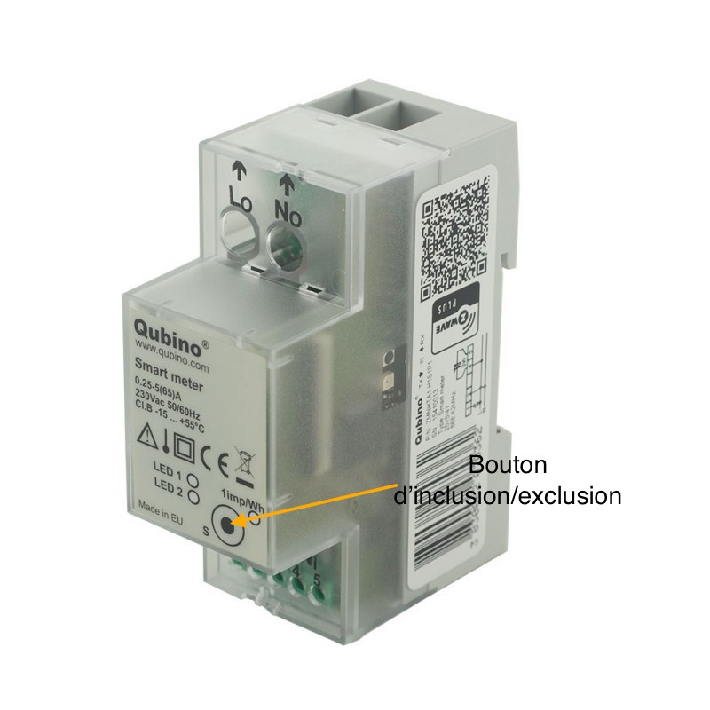 module Qubino bouton inclusion/exclusion