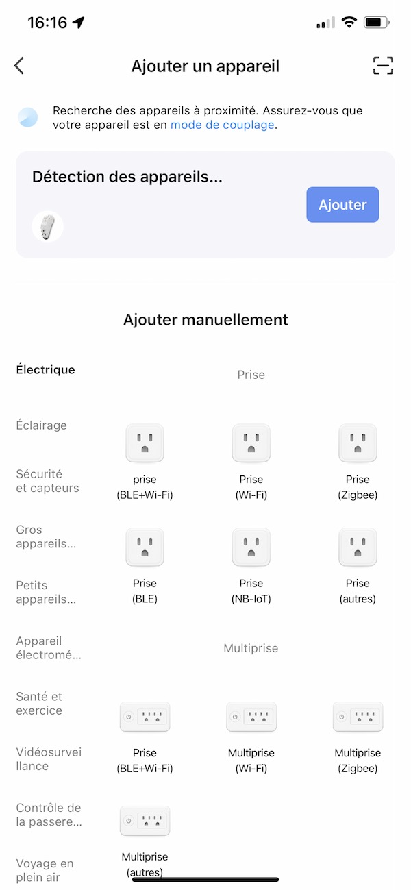 Ajouter du télérupteur Sinotimer TM609 à l'application Lidl Home / Tuya Smart / Smart Life
