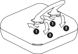 Installation du pieds sur le thermomètre hygromètre Shelly Plus H&T