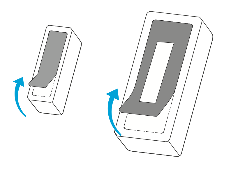 Adhésif double face du détecteur d'ouverture WiFi Sonoff DW2-WiFi