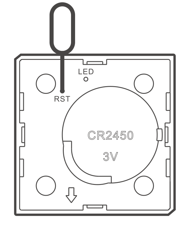 Bouton appairage ZigBee du bouton Sonoff SNZB01