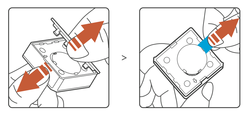 Compartiment à pile du bouton ZigBee Sonoff SNZB01