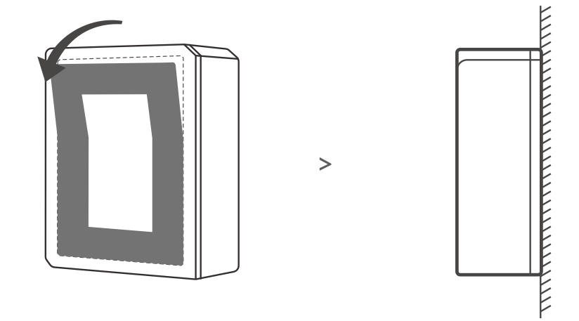 Adhésif double face de la sonde de température et humidité ZigBee Sonoff SNZB02