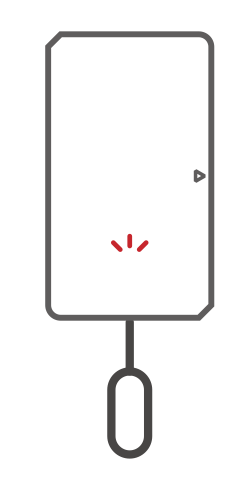 Bouton appairage ZigBee du détecteur d'ouverture Sonoff SNZB04