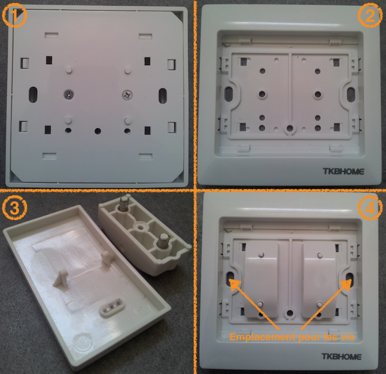 2ème méthode de démontage d'un module TZ65D de TKB Home