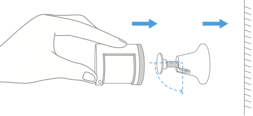 Détecteur de mouvements Xiaomi Aqara Motion Sensor avec son support orientable