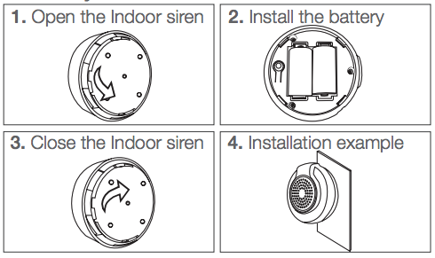 Installation des piles