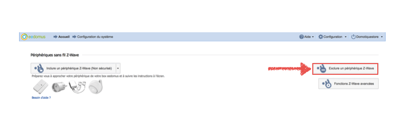 Exclure un périphérique