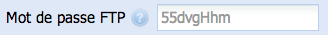 mot de passe FTP
