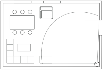 Choix de l'emplacement du Fibaro Motion Sensor FGMS