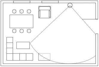 Choix de l'emplacement du Fibaro Motion Sensor FGMS