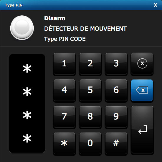 Pavé numérique Fibaro