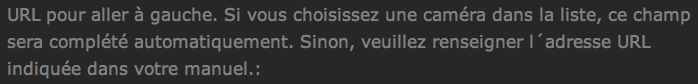 URL gauche Fibaro