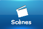 Bouton du menu "Scènes" du Home Center de Fibaro
