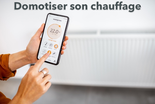 Domotiser son chauffage, le commander à distance avec un smartphone ou avec une enceinte connectés avec assistant vocal Amazon Alexa, Google Home ou Siri via Apple HomeKit