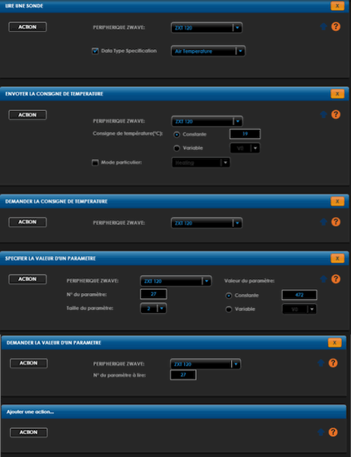 paramétrage du ZXT-120 et tests