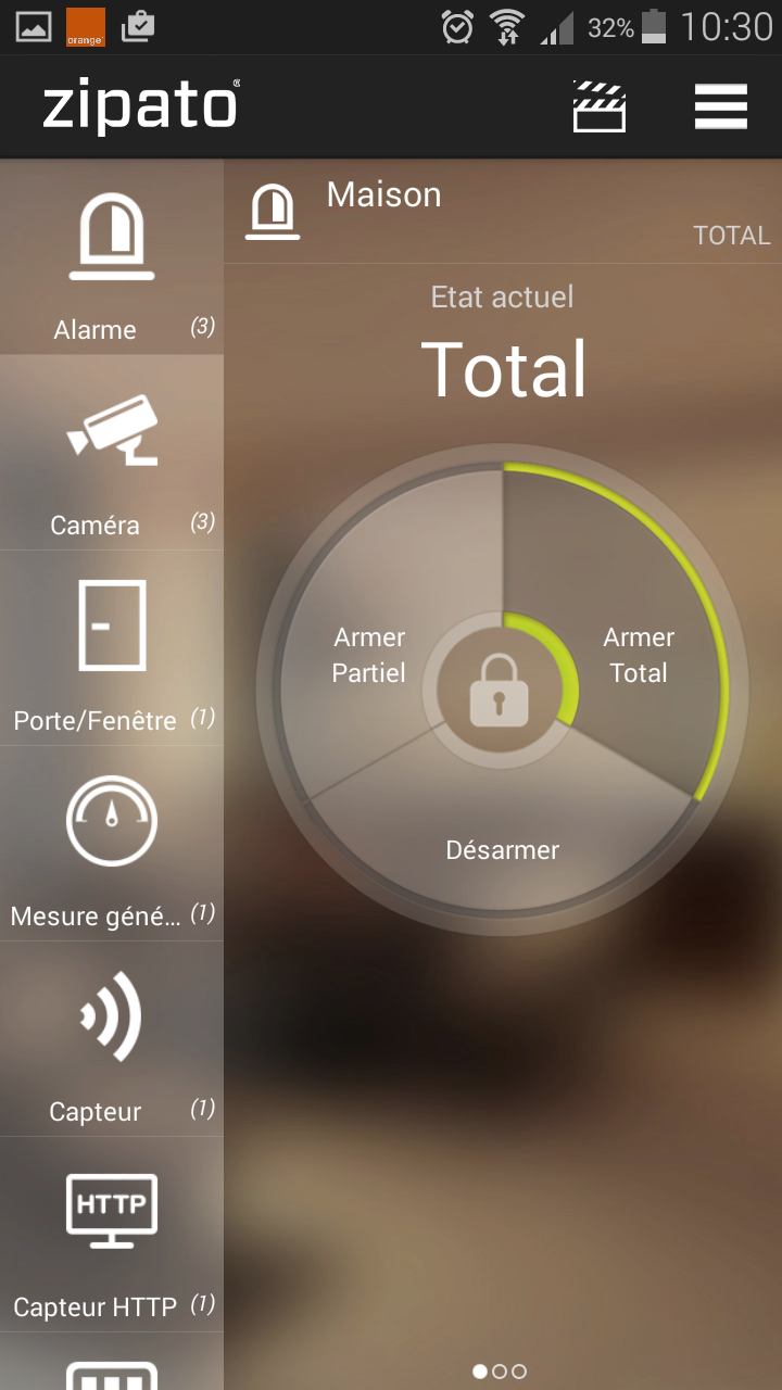 Armement total smartphone Zipabox